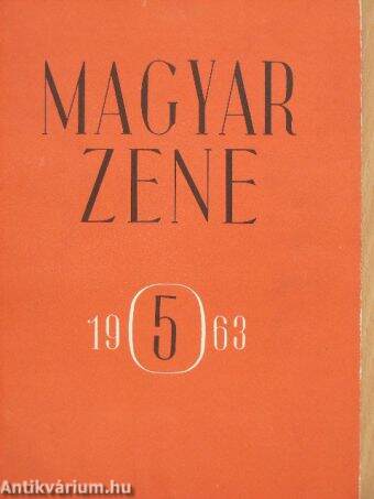 Magyar Zene 1963/5.