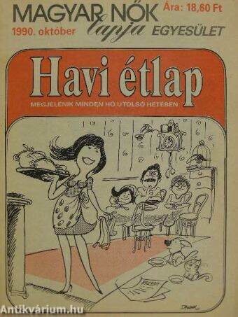 Havi étlap 1990. október