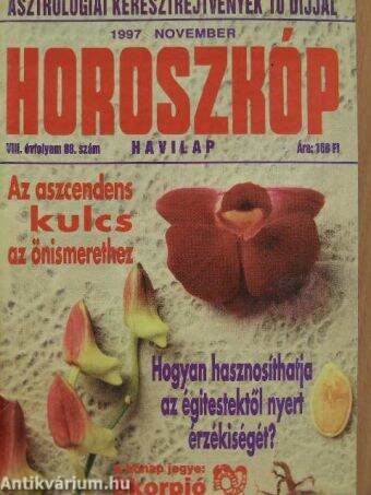 Horoszkóp 1997. november