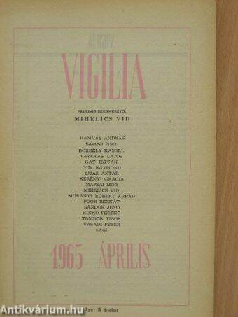 Vigilia 1965. április