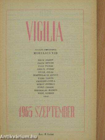 Vigilia 1965. szeptember