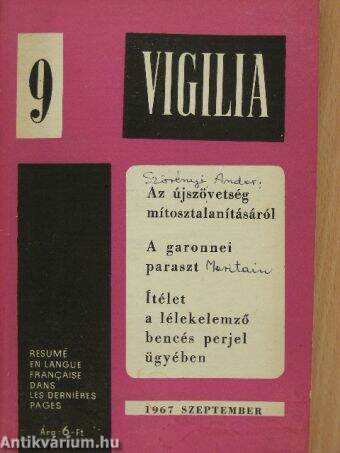 Vigilia 1967. szeptember