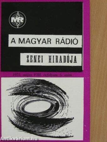 A Magyar Rádió zenei híradója 1975. május