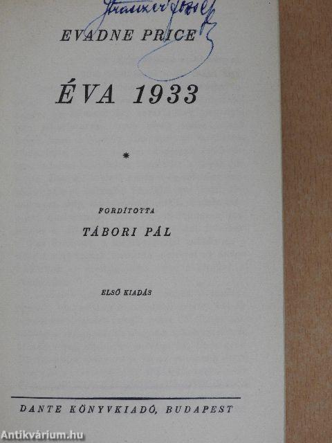 Éva 1933