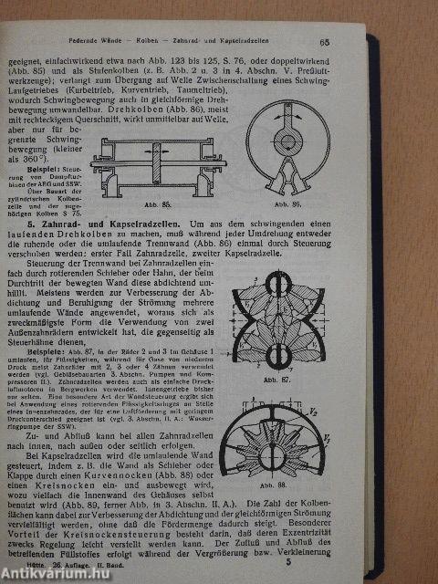 "Hütte" - Des Ingenieurs Taschenbuch II. (Töredék)