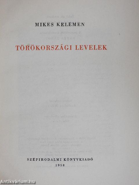 Törökországi levelek