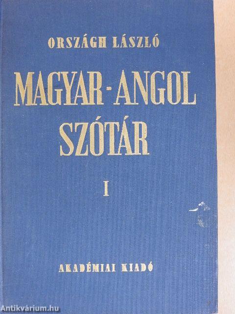 Magyar-angol szótár I-II.