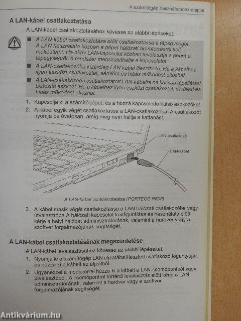 Portégé R600/Portégé A600 - Felhasználói kézikönyv