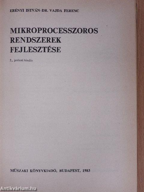 Mikroprocesszoros rendszerek fejlesztése