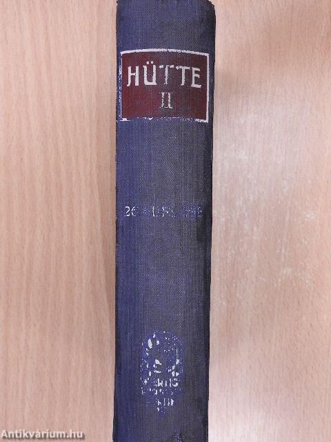 "Hütte" - Des Ingenieurs Taschenbuch II. (Töredék)