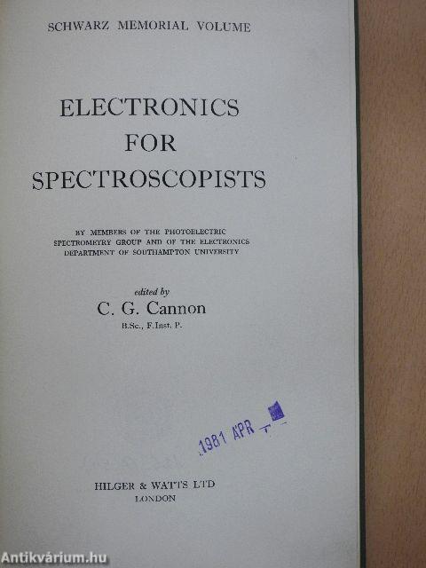 Electronics for Spectroscopists