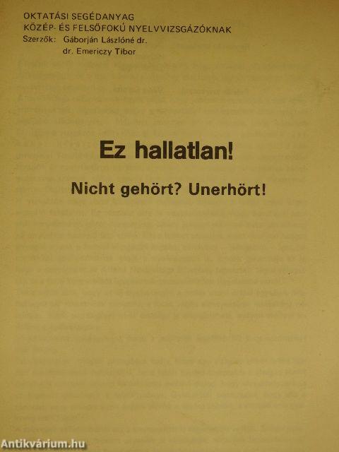 Ez hallatlan!