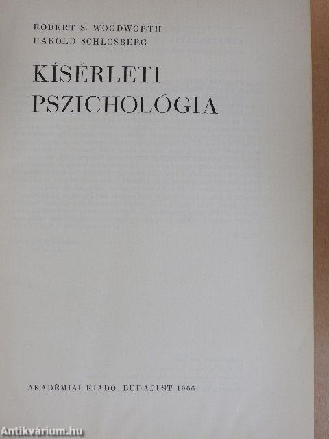 Kísérleti pszichológia