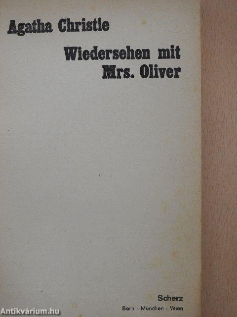 Wiedersehen mit Mrs. Oliver