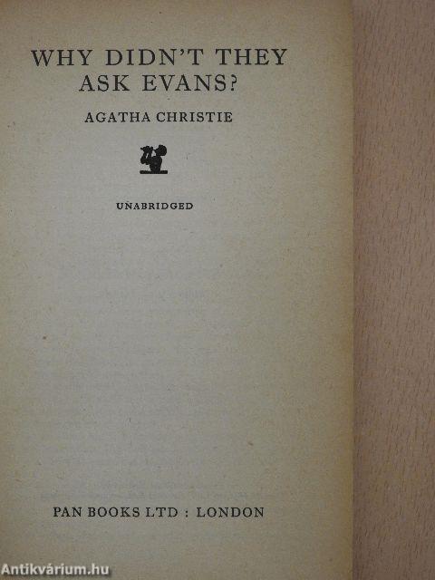 Why Didn't They Ask Evans?