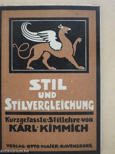 Stil und Stilvergleichung