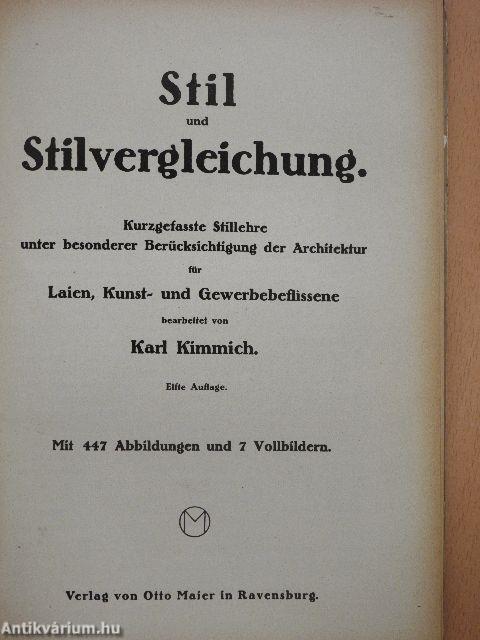 Stil und Stilvergleichung