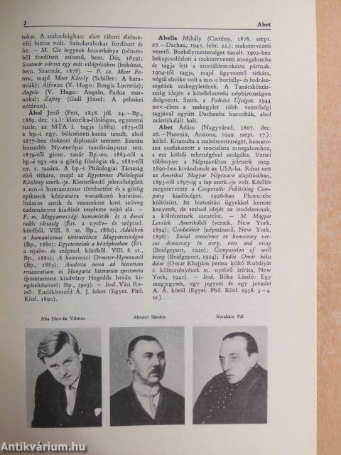 Magyar Életrajzi Lexikon I-III.