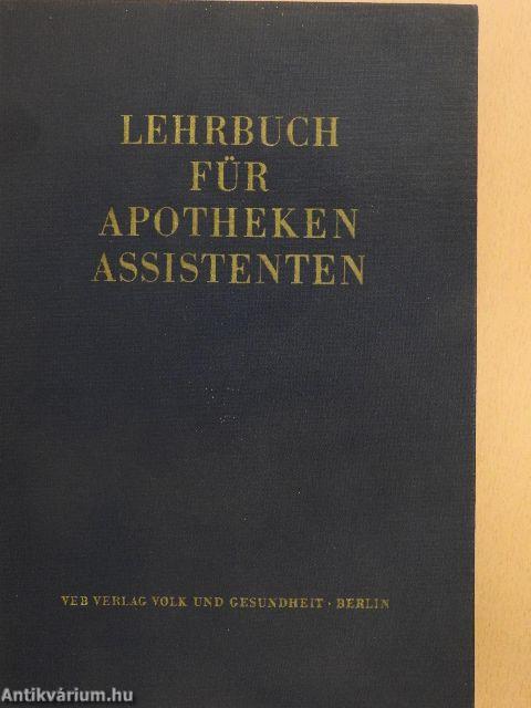 Lehrbuch für Apotheken Assistenten III.