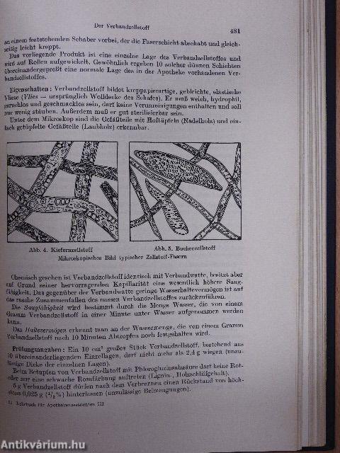 Lehrbuch für Apotheken Assistenten III.