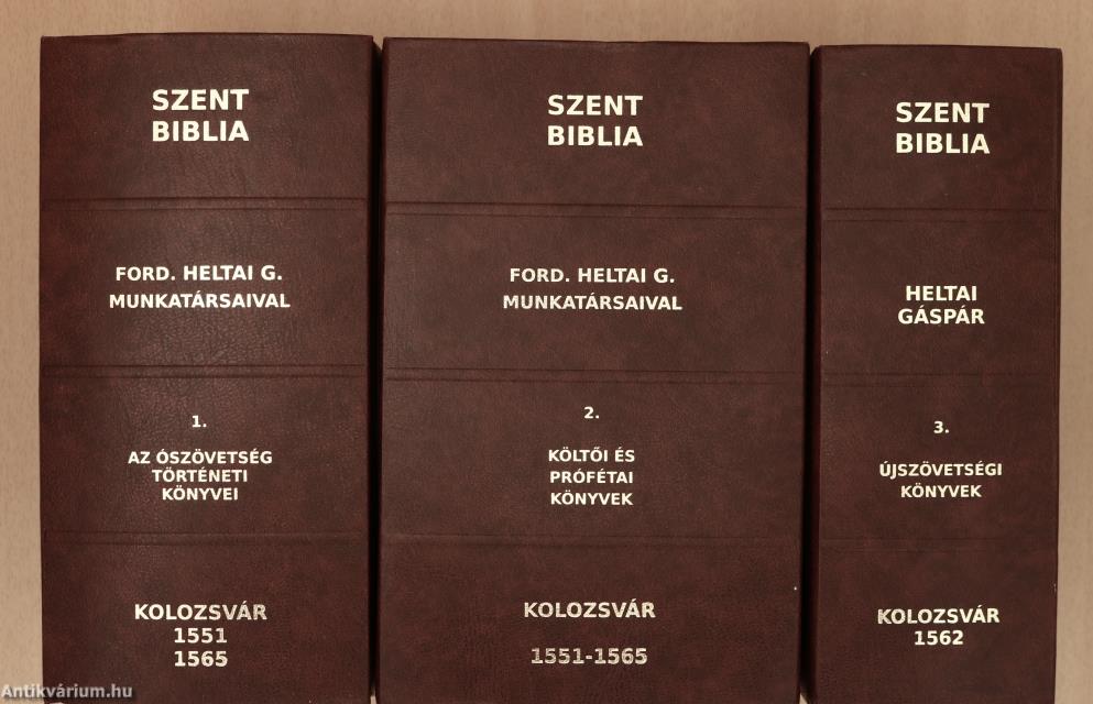 Szent Biblia 1-3.