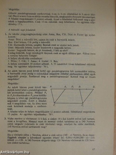 A matematika tanítása 1981. június