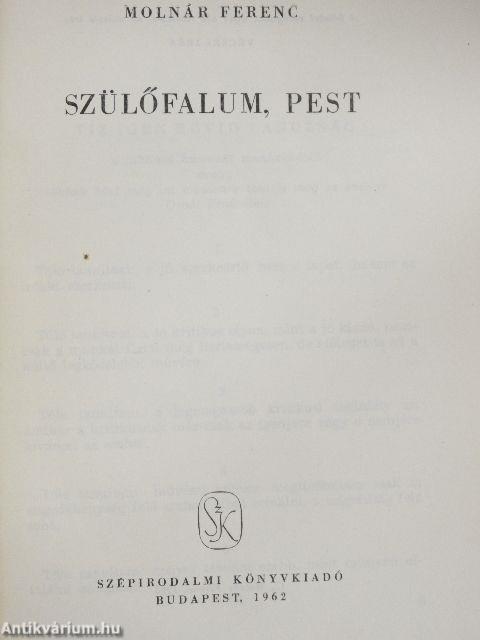 Szülőfalum, Pest