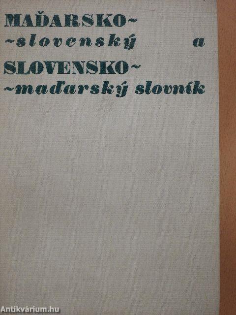 Madarsko-Slovensky/Slovensko-Madarsky slovnik