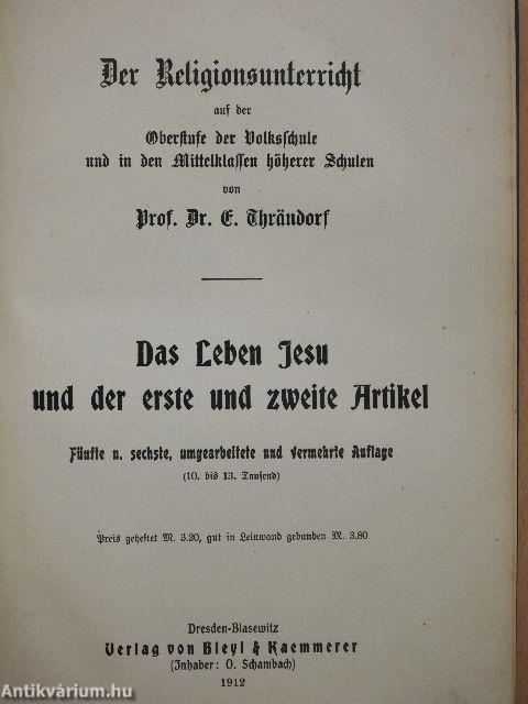 Der Religionsunterricht auf der Oberstufe der Volksschule und in den Mittelklassen höherer Schulen (gótbetűs)