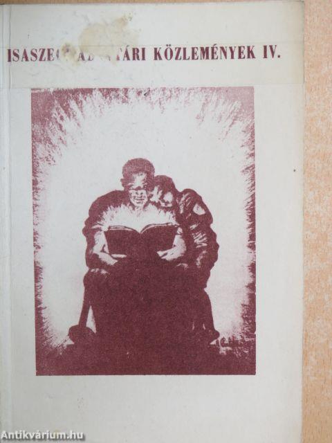 Isaszegi adattári közlemények IV.