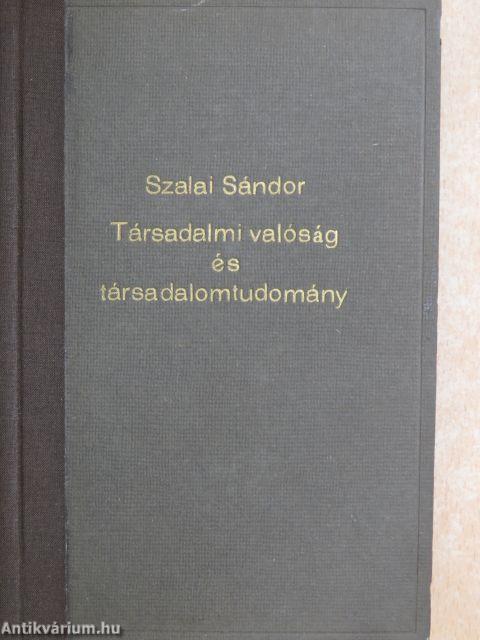 Társadalmi valóság és társadalomtudomány