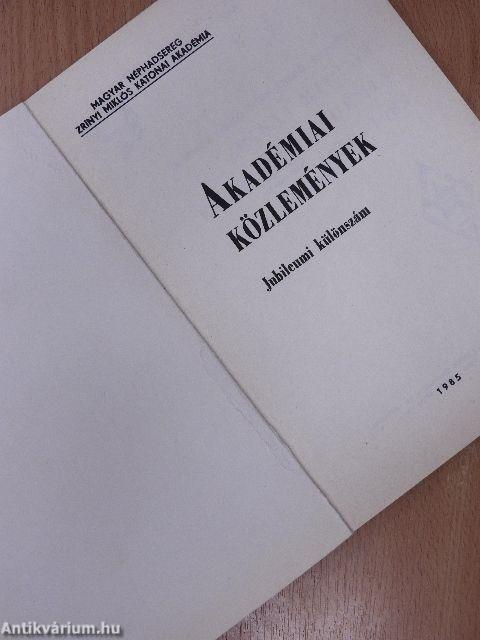 Akadémiai Közlemények 1985