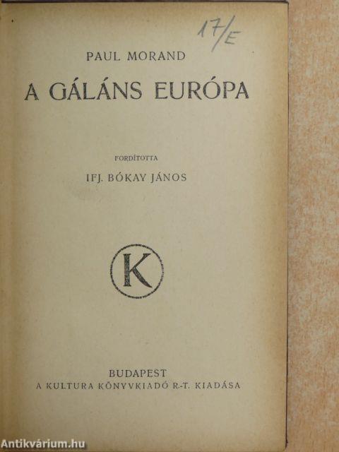 A gáláns Európa