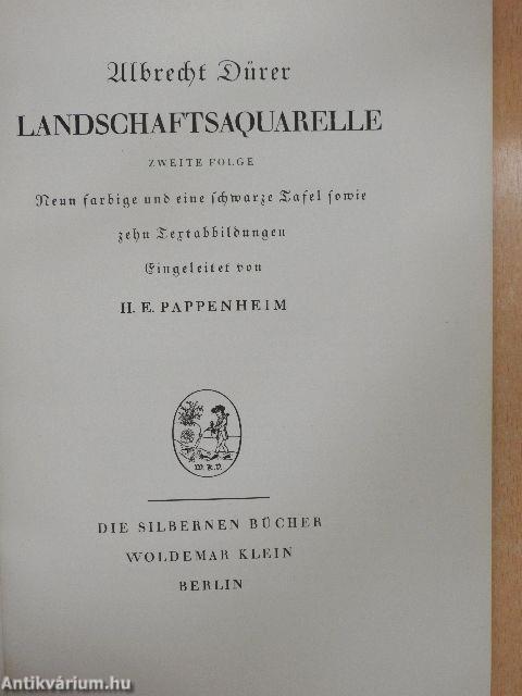 Landschaftsaquarelle II. (gótbetűs)