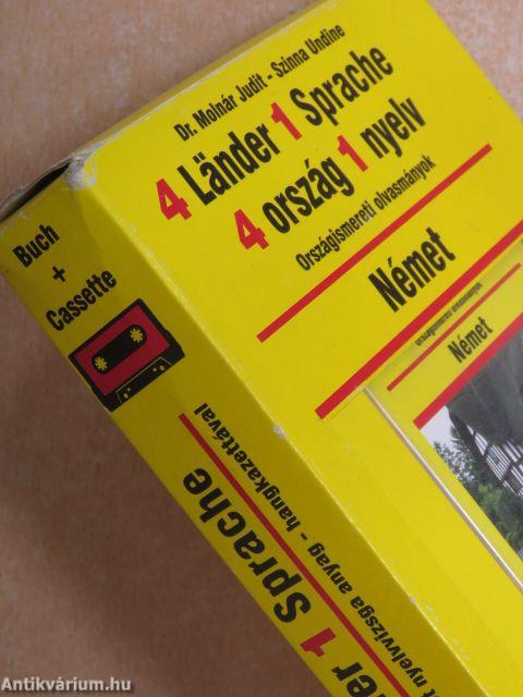 4 ország 1 nyelv - Szóbeli német nyelvvizsga anyag - hangkazettával