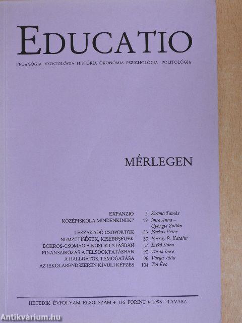 Educatio 1998/1.