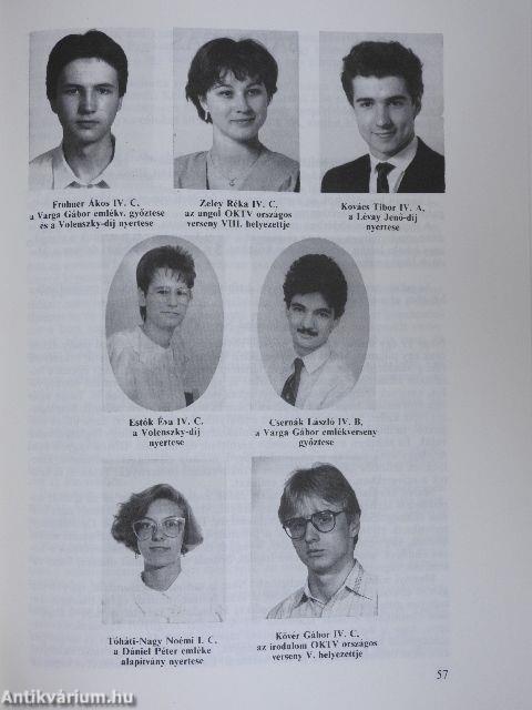 A Madách Imre Gimnázium Évkönyve 1990-91