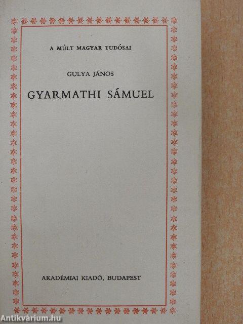 Gyarmathi Sámuel