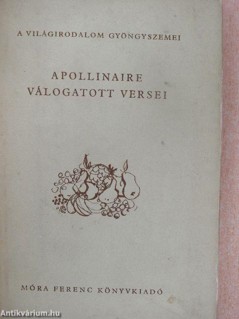 Apollinaire válogatott versei