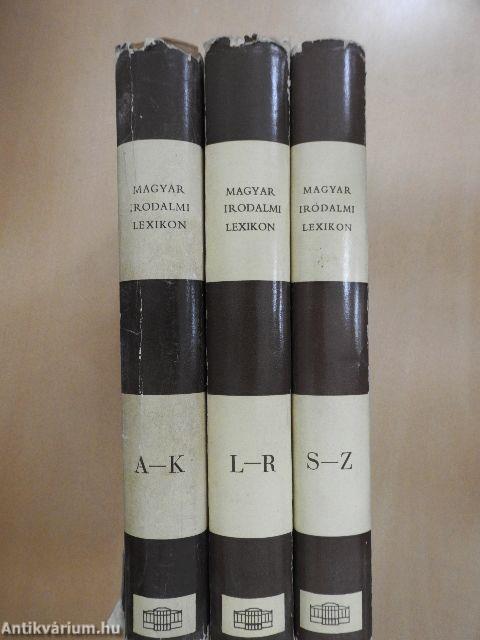 Magyar Irodalmi Lexikon I-III.