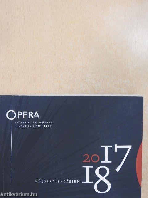 Opera Műsorkalendárium 2017-2018