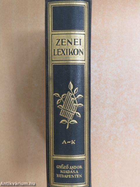 Zenei Lexikon I. (töredék)