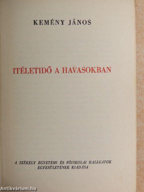 Itéletidő a havasokban