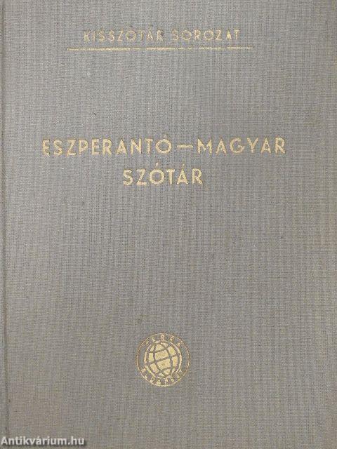 Eszperantó-magyar szótár 