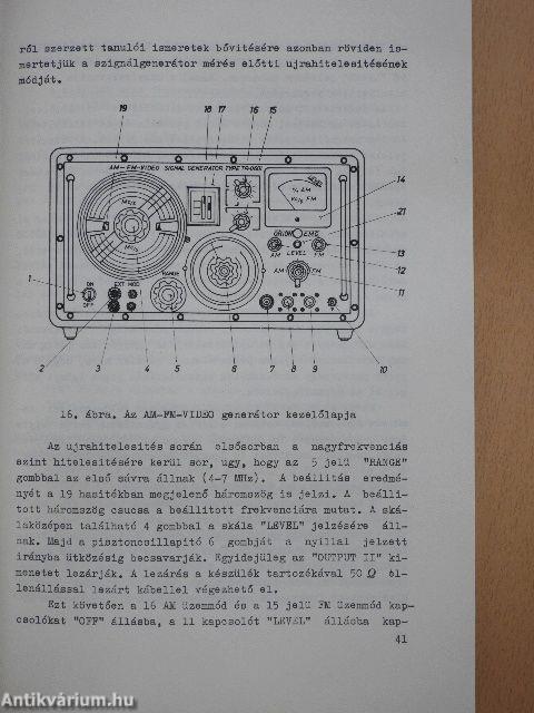 Villamos műszerek és mérések II.