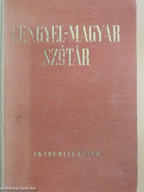 Lengyel-magyar szótár