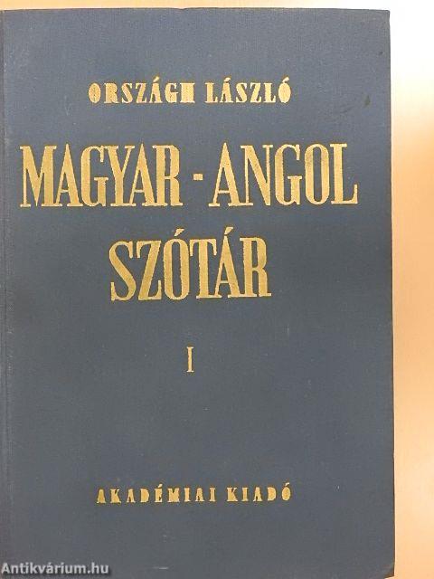 Magyar-angol szótár I-II.