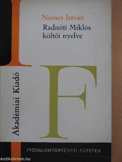 Radnóti Miklós költői nyelve