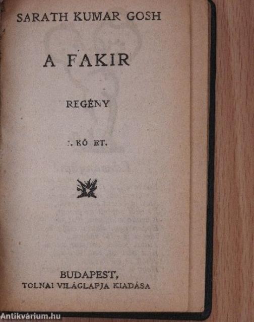 A fakir I-II.