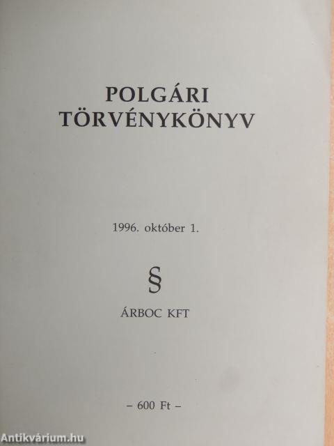 Polgári törvénykönyv